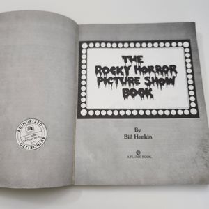 The Rocky Horror Picture Show BOOK